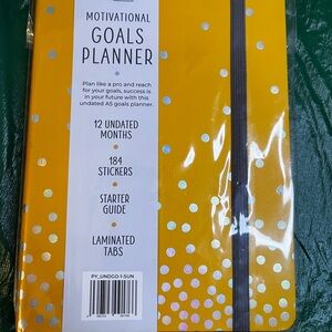 Inspirational Goals Planner - Mustard Yellow